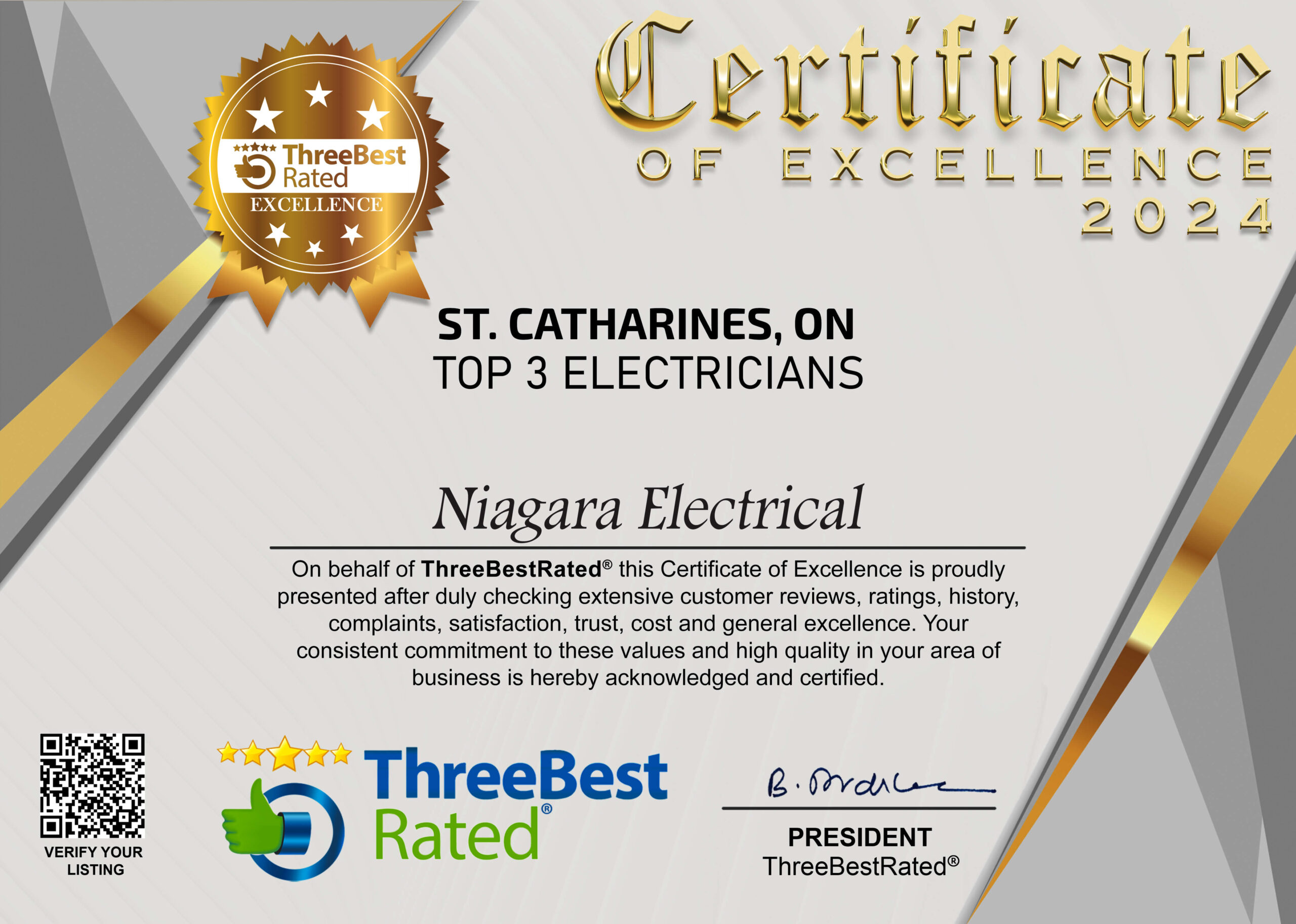 St. Catherines ON Top 3 Electricians